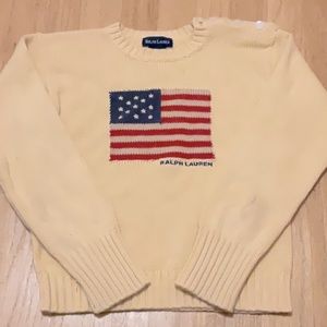 Kids Ralph Lauren Yellow Knit Sweater